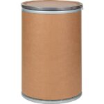 15 Gallon Fiber Drum, Fiber Cover w/Lever Lock Ring