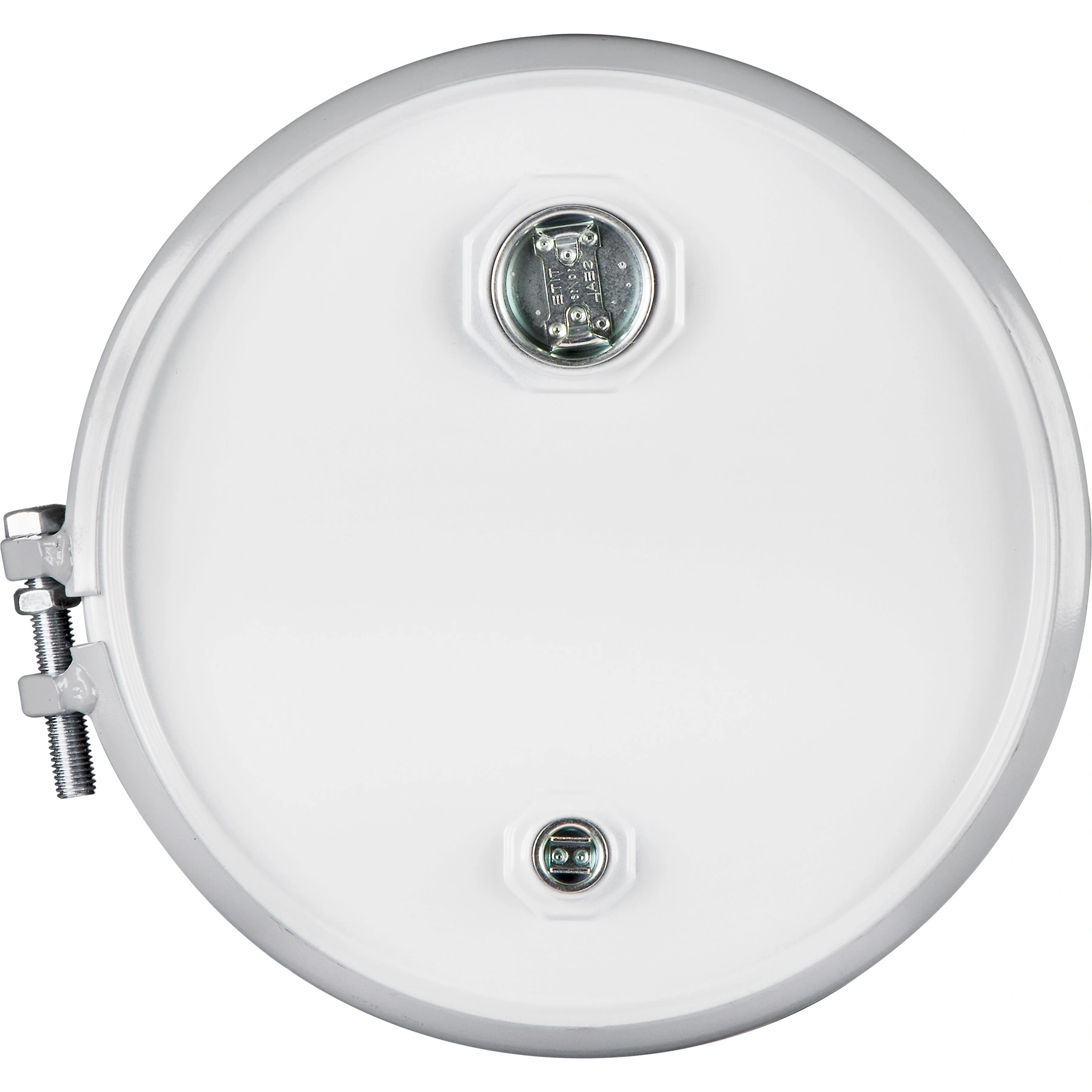 10 Gallon Steel Drum, UN Rated, Cover w/Bolt Ring, 2″ & 3/4″ Fittings - Image 2