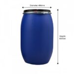 120 Litre Open Head Plastic Drum – Pack of 10 - Image 3