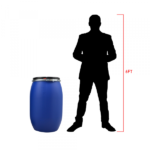 120 Litre Open Head Plastic Drum – Pack of 10 - Image 2