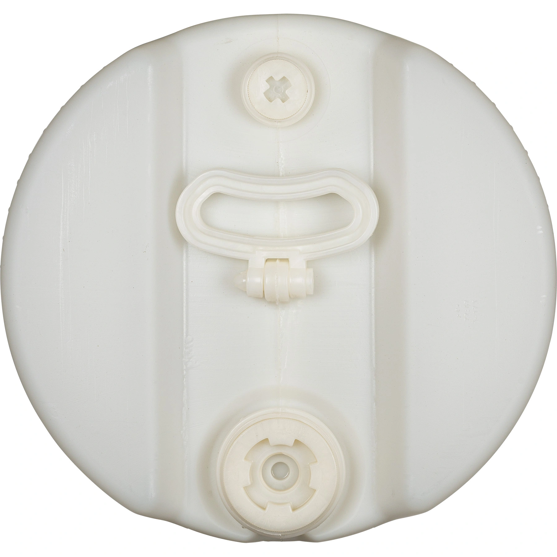 15 Gallon Natural Tight Head Plastic Drum, UN Rated, 2″ & 3/4″ Fittings - Image 3