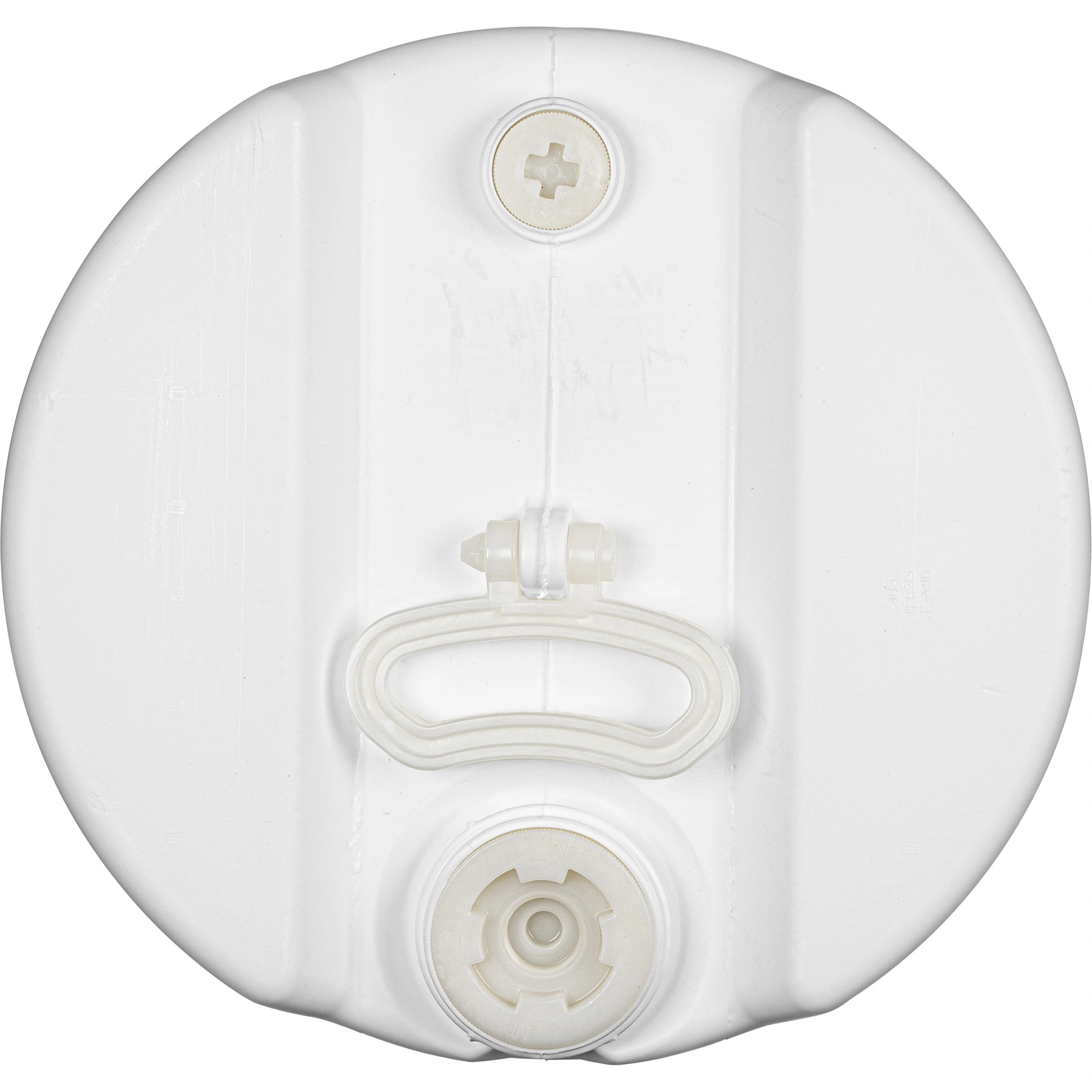 15 Gallon White Tight Head Plastic Drum, UN Rated, 2″ & 3/4″ Fittings - Image 3