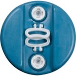 15 Gallon Blue Tight Head Plastic Drum, UN Rated, 2″ NPS & 2″ Buttress Fittings - Image 2