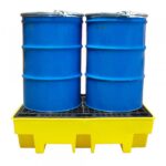 2 Drum Spill Pallet With Removable Grid – 240 Litre - Image 2