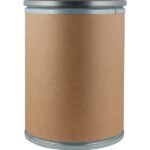 12 Gallon Fiber Drum, Fiber Cover w/Lever Lock Ring