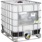 275 Gallon IBC Tote, Rebottled, UN Rated, 2″ NPT Valve, Steel/Composite Pallet