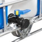 275 Gallon IBC Tote, Standard Reconditioned, UN Rated, 2″ Camlock Valve, Steel or Composite Pallet - Image 2