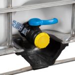 275 Gallon IBC Tote, Rebottled, UN Rated, 2″ Camlock Valve, Composite/Steel Pallet - Image 3