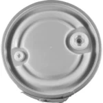 30 Gallon Black Plastic Drum, Cover w/Plastic Lever Lock, UN Rated, 2″ & 3/4″ Fittings - Image 2