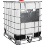 330 Gallon IBC Tote, Rebottled, UN Rated, 2″ Camlock Valve, Various Pallet Styles