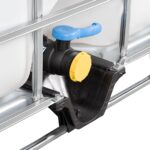 330 Gallon IBC Tote, New, UN Rated, 2″ NPT Valve, Composite Pallet - Image 3