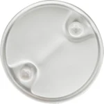 55 Gallon Natural Tight Head Plastic Drum, UN Rated, 2″ NPT & 2″ Buttress Fittings - Image 2