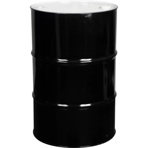 55 Gallon Tight Head Steel Drum, UN Rated, 2″ & 3/4″ Nylon Fittings, Unlined