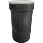 55 Gallon Plastic Drum, Taper Sided, Reconditioned, UN Rated, Various Covers & Mixed Colors - Image 2