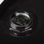 55 Gallon Steel Drum, Black, UN Rated, Unlined, 20GA, Cover w/Bolt Ring, 2″ & 3/4″ Fittings - Image 5