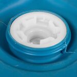 55 Gallon Blue Tight Head Plastic Drum, Reconditioned, UN Rated, 2″ NPS & 2″ Buttress - Image 4
