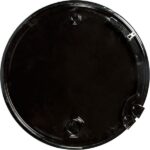 55 Gallon Steel Drum, Black, Reconditioned, Unlined, Cover w/Lever Lock Ring, 2″ & 3/4″ Fittings - Image 2