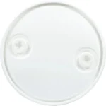 55 Gallon White Tight Head Plastic Drum, UN Rated, 2″ NPT & 2″ Buttress Fittings - Image 2