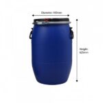 60 Litre Open Head Plastic Drum – Pack of 18 - Image 4