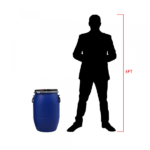 60 Litre Open Head Plastic Drum – Pack of 18 - Image 3