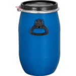 8 Gallon Blue Plastic Drum, UN Rated - Image 2