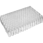 1/2 oz. Clear Boston Round Glass Bottle, 18mm 18-400 - Image 6