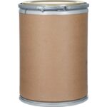 13 Gallon Fiber Drum, Steel Cover w/Lever Lock Ring