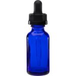 1 oz. Boston Round Bottles, Cobalt Blue Glass, 20mm 20-400 - Image 6