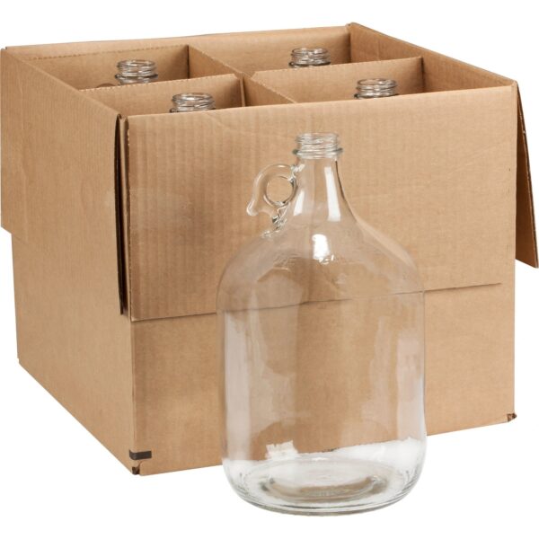 1 Gallon (128 oz.) Clear Glass Jug, 38mm 38-405
