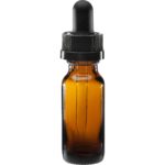 1/2 oz. Amber Boston Round Glass Bottle, 18mm 18-400 - Image 6