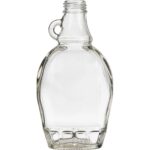 8.5 oz Glass Syrup Bottle w/ Loop Handle, 28mm