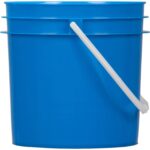 1 Gallon Blue Plastic Pail with Plastic Handle (P5 Series) - Image 2