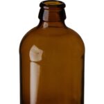 12 oz. (355 ml) Amber Glass Stubby Beer Bottles, Pry-Off Crown, 26-611, 24/cs - Image 3