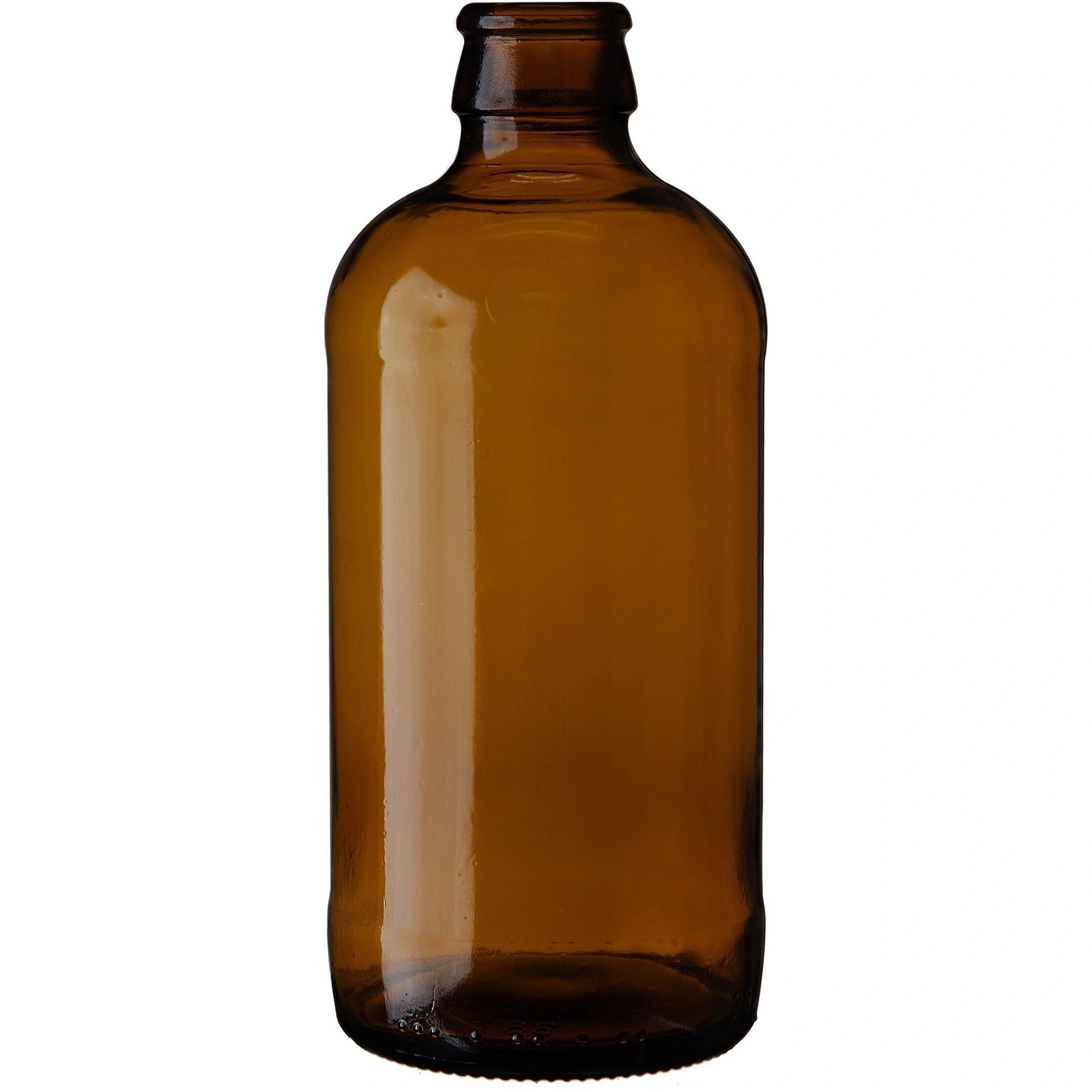 p1-1.jpg 12 oz. (355 ml) Amber Glass Stubby Beer Bottles, Pry-Off Crown, 26-611 (Bulk Pack) - Image 1