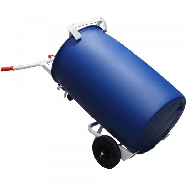 solmha_wheeled_drum_trolley_-_tilted.jpg SOLMHA™ 2 Wheeled Drum Trolley – 350kg Capacity - Image 1